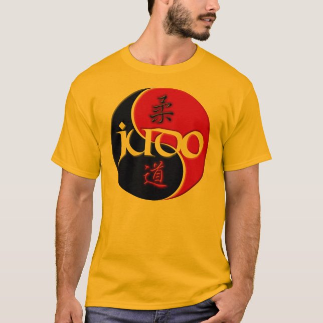 JudoYin Yang T-tröja T-shirt (Framsida)