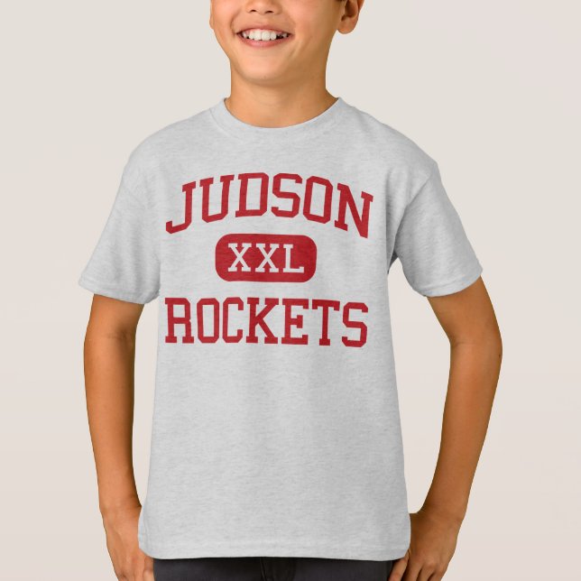 Judson - raket - högstadium - omvända Texas T Shirt (Framsida)