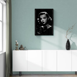 Judy Garland Noir Stil Poster