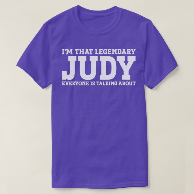 Judy Personal Namn Women Girl Funny Judy T Shirt (Design framsida)