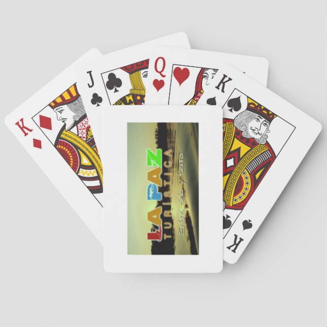 Juego de cartas La Paz turistica Casinokort (Baksidan)
