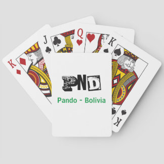 Juego de cartas PND Pando Bolivia Casinokort