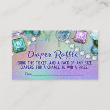 Juel Sjöjungfru Diaper Raffle Biljett