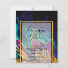 Juel Tones BRÖLLOP BLÄCK Plum Lila Teal Navy Guld