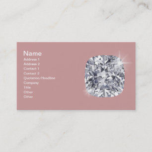 Juelry chic pinkish visitkort