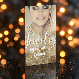 Juelry Designer Guld Gnistra Luxurie Visitkort