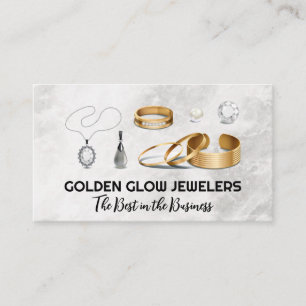Juelry Ringar Necklaces Guld Diamond Pearls Visitkort