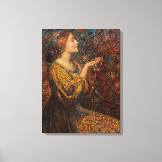 Juels målning av Thomas Edwin Mostyn Canvastryck (Framsida)