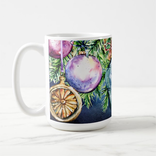 Jueltone Träd Ornaments Kaffemugg (Vänster)