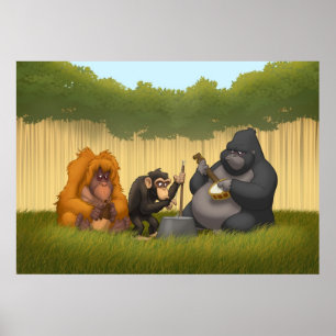 Jug Band i apes Poster