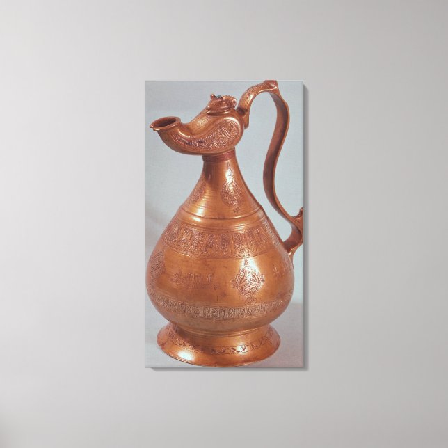 Jug, från Khorasan, Iran, 1218 Canvastryck (Framsida)