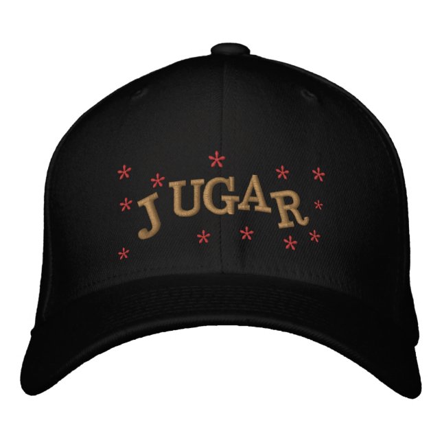 JUGAR, SPELA BRODERAD KEPS (Framsida)