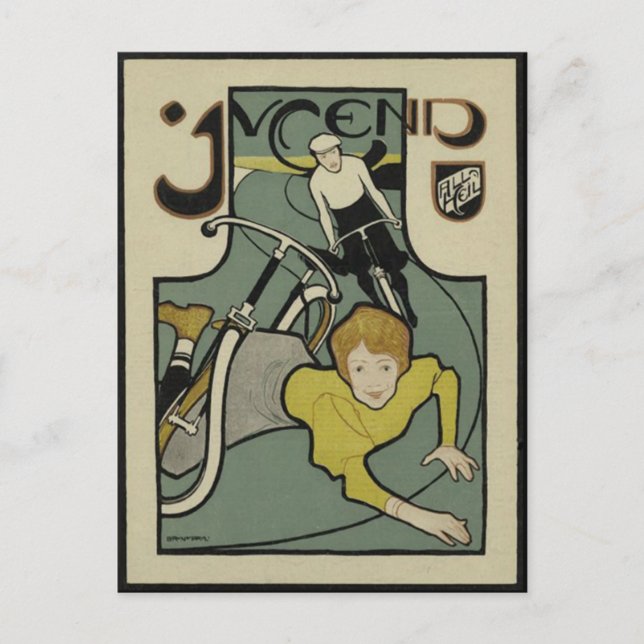 Jugend ( 1896 ) vykort (Framsida)