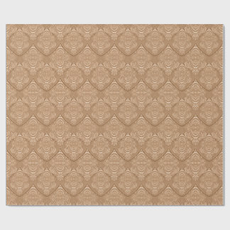 Jugend Fjädermönster i Ljusorange Presentpapper