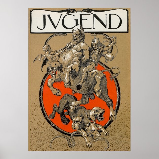 JUGEND MAGAZINE POSTER (Framsidan)