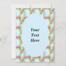 Jugend Ros Vävt Mönster Inbjudan