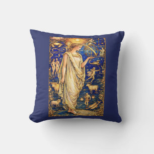 Jugend Zodiak Gudinnan Celestial Illustration Kudde