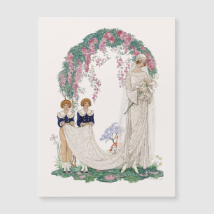 Jugendbröllopsillustration – Vintage brud