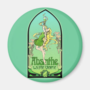 Jugendstil-absint Magnet