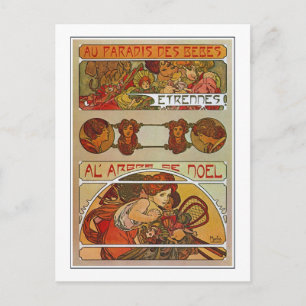 Jugendstil, Mucha Vykort
