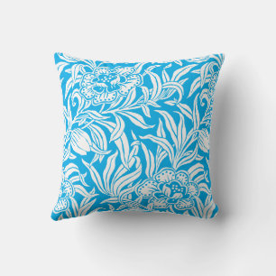 Jugendstil Vintage Botaniskt Blommönster Kudde