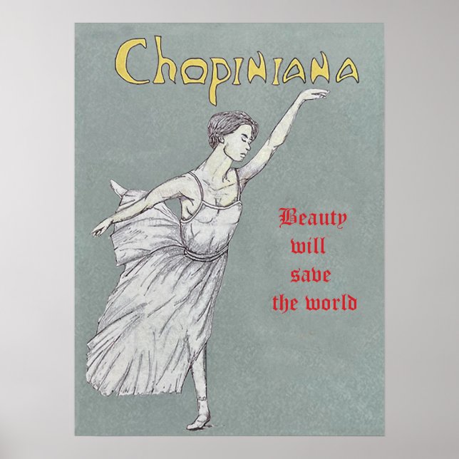 Jugendstilsaffisch Poster (Framsidan)