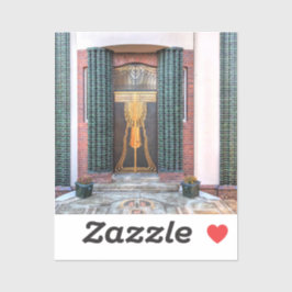 Jugenstill Door Klistermärken