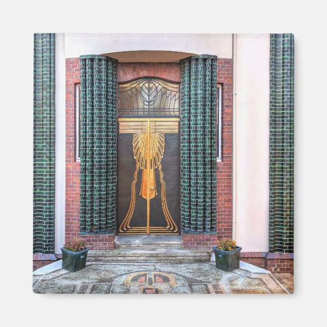 Jugenstill Door Magnet (Framsidan)