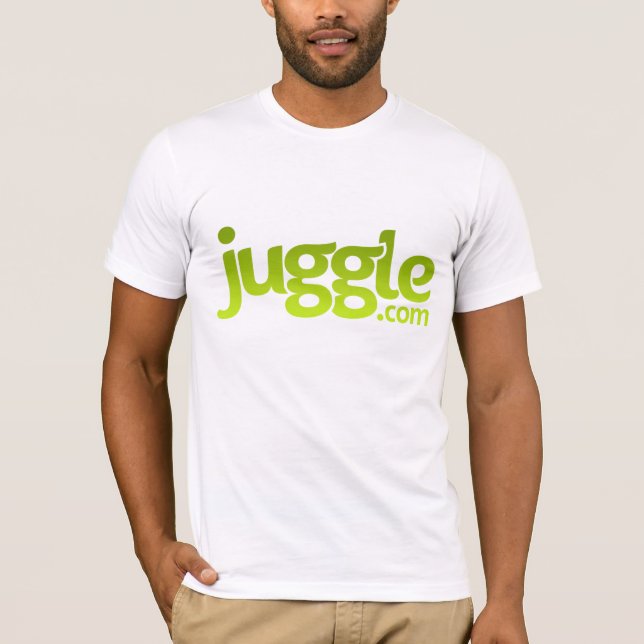 Juggle.com logotypskjorta t-shirt (Framsida)