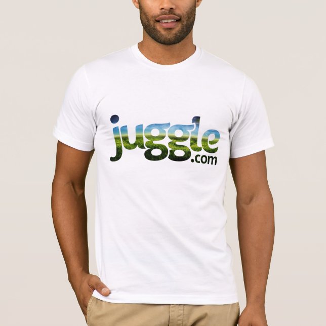 Juggle.com logotypskjorta t shirt (Framsida)