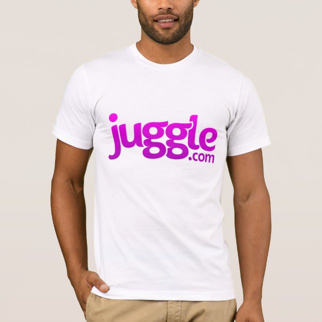 Juggle.com logotypskjorta tee shirt (Framsida)
