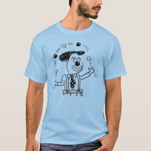 Juggler Juggling Bollar i illustrationen Luft T Shirt