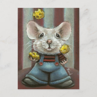Juggler Mouse Vykort