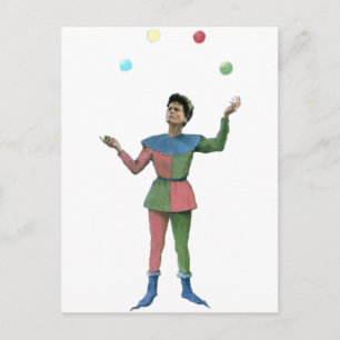 Juggler - Vintage Illustration Vykort