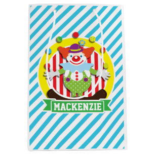 Juggling Big Top Circus Clown; Blue Rand