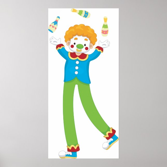Juggling Clown Poster (Framsidan)