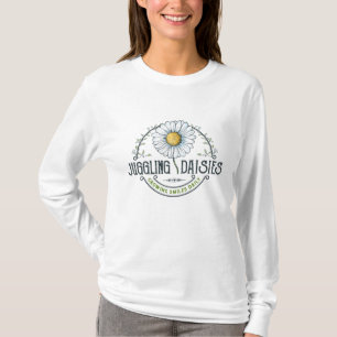 Juggling Daisys Logotyp Bära - Långärmad T-Shir T Shirt