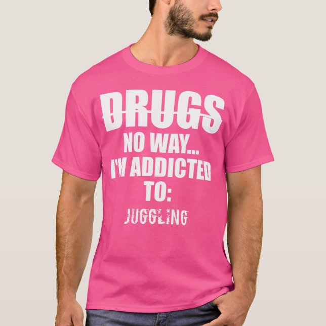 Juggling Funny T Shirt (Framsida)