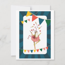 Juggling groda anteckningskort