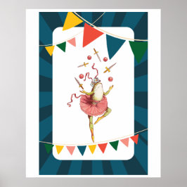 Juggling groda poster