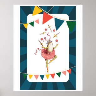Juggling groda poster