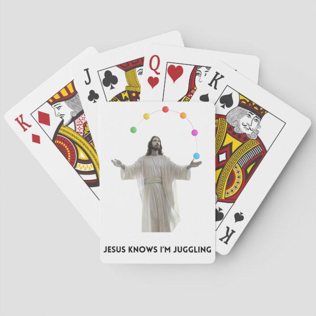 Juggling Jesus Casinokort (Baksidan)