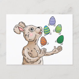 Juggling Påskhare Helg Vykort
