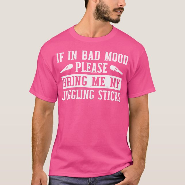 Juggling Sticks Quote  Juggler T Shirt (Framsida)