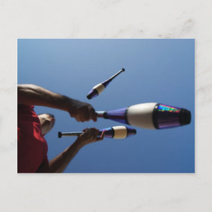 Juggling Vykort