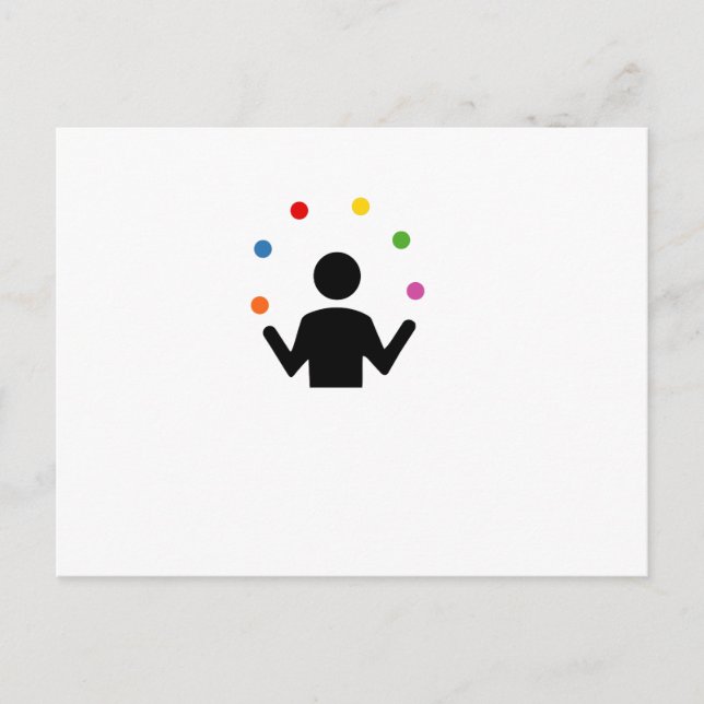 Juggling Vykort (Framsida)