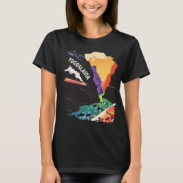 Jugoslavien av Tåg och av Cypern T Shirt