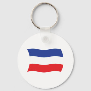 Jugoslavien Flagg Nyckelring