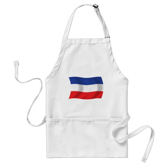 Jugoslavien Flagga Apron Förkläde (Framsidan)