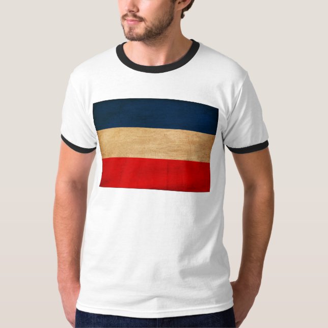 Jugoslavien flagga t shirt (Framsida)